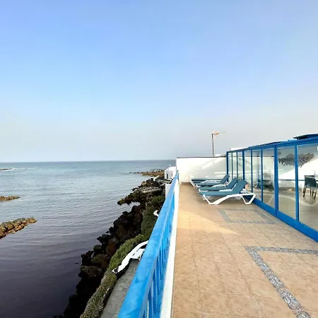 شقة Jameos Con Wifi, Terraza Y Vistas Al Mar En